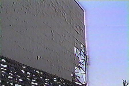 Crest Drive-In Theatre - Wrecked Screen From Darryl Burgess